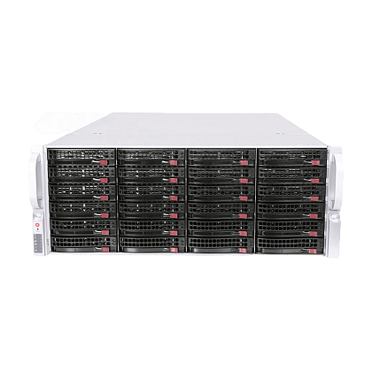 Сервер Supermicro SYS-8047U-TRTP+ CSE-848 noCPU X9QRi-F+ 32хDDR3 softRaid IPMI 2х1200W PSU Ethernet 2х1Gb/s 24х3,5" BPN SAS846A FCLGA2011